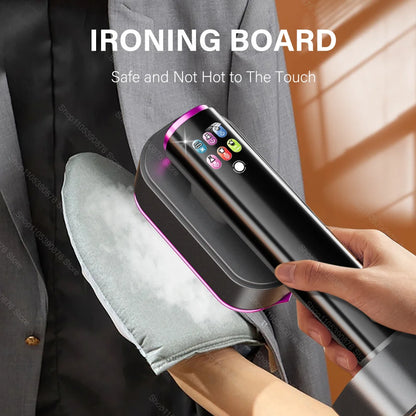 Steam Iron Mini Portable Steamer Iron Handheld Machine Folding Garment Hanging Clothes Ironing Wet Dry Ironing Machine Home Iron