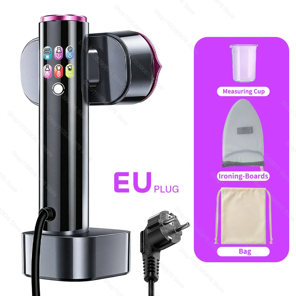 Steam Iron Mini Portable Steamer Iron Handheld Machine Folding Garment Hanging Clothes Ironing Wet Dry Ironing Machine Home Iron