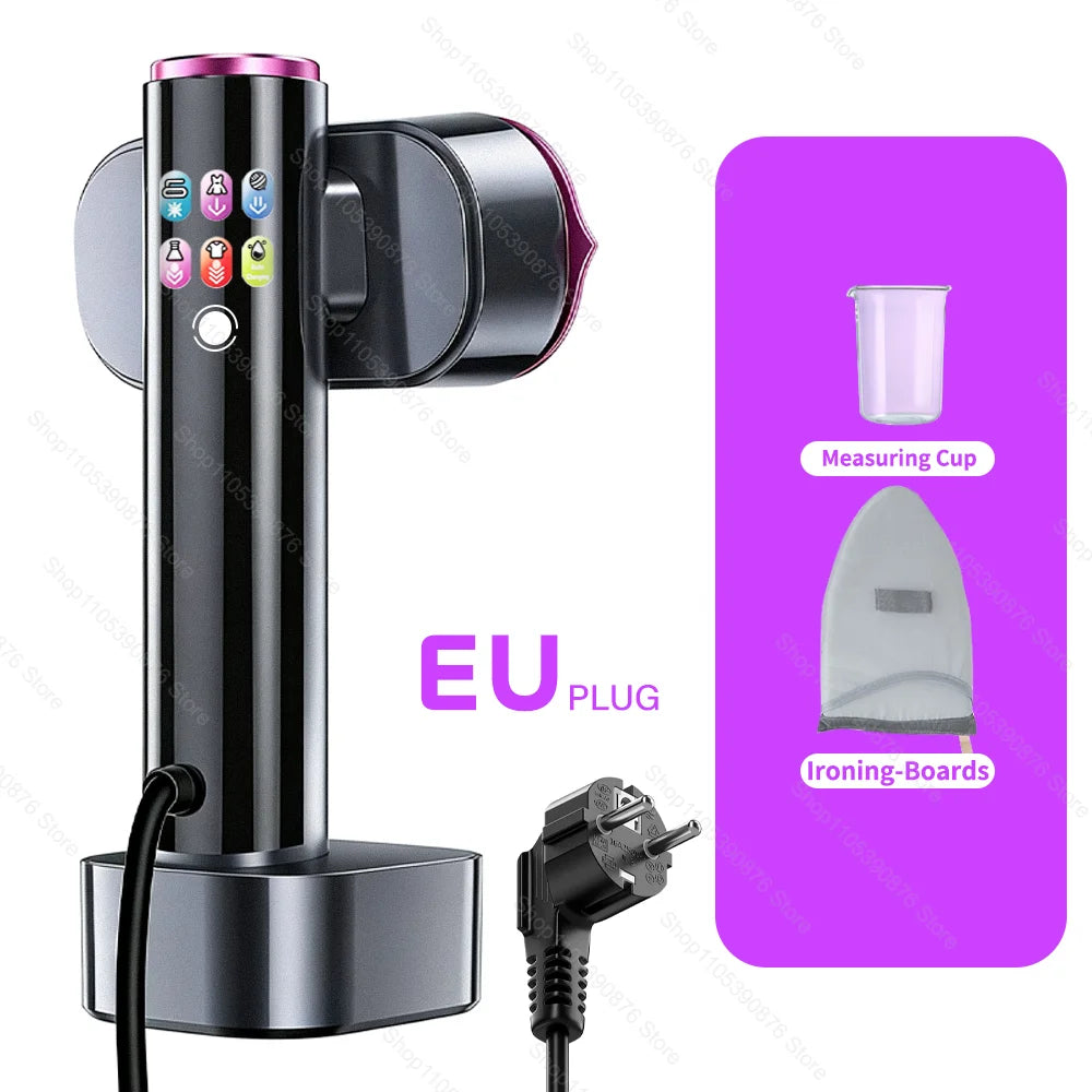 Steam Iron Mini Portable Steamer Iron Handheld Machine Folding Garment Hanging Clothes Ironing Wet Dry Ironing Machine Home Iron