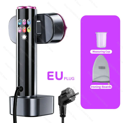 Steam Iron Mini Portable Steamer Iron Handheld Machine Folding Garment Hanging Clothes Ironing Wet Dry Ironing Machine Home Iron